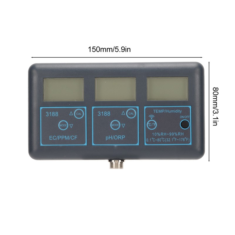 7 in 1 Water Quality Monitor Wifi for Tuya PH