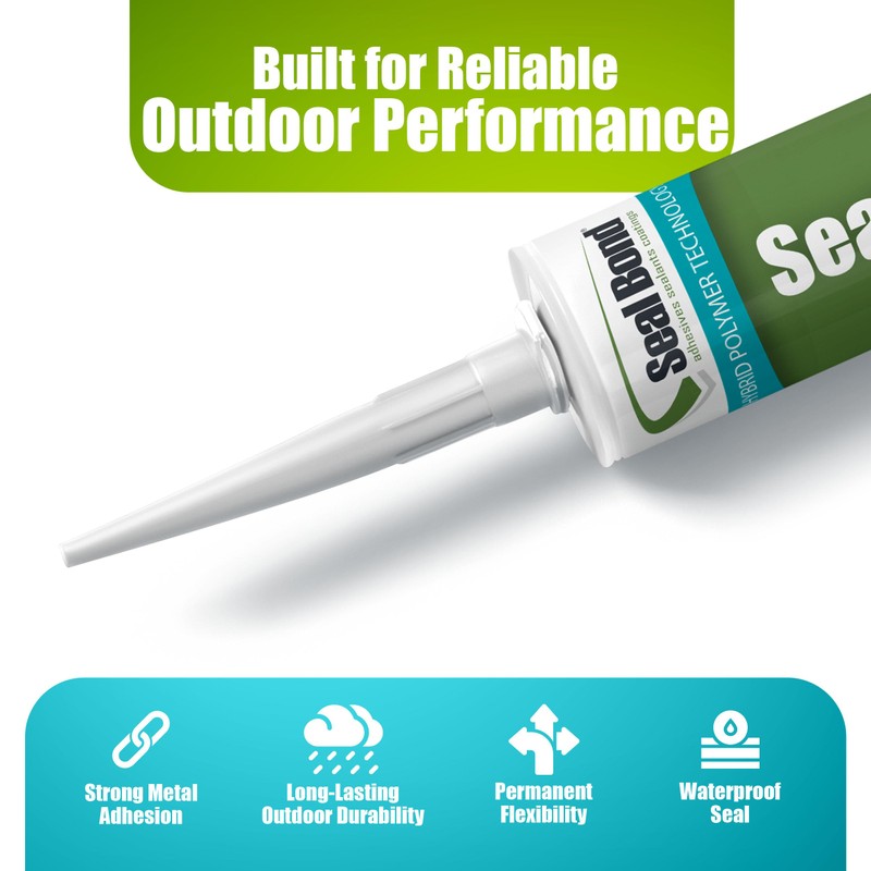 Seal Bond® 415 Gutter Sealant, Aluminum Gray…