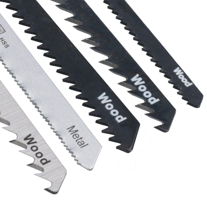 100pc T Shank Fitting Jigsaw Cutting Blades Set for Plastic