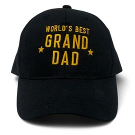 30th 40th 50th Birthday Gift for Men Women Hat Baseball Cap, Adjustable, Embroidered (UK, Alpha, One Size, Best Grandad)