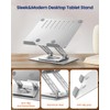 MESWAO Tablet Stand Holder for Desk with 360° Rotating Base,