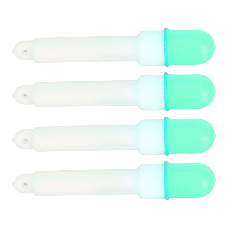 4PCS Fishing Glow Sticks High Visibility Night Fishing Float Tail
