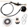 Hydraulic Rear Disc Brake Caliper System Pads Disk Rotor For