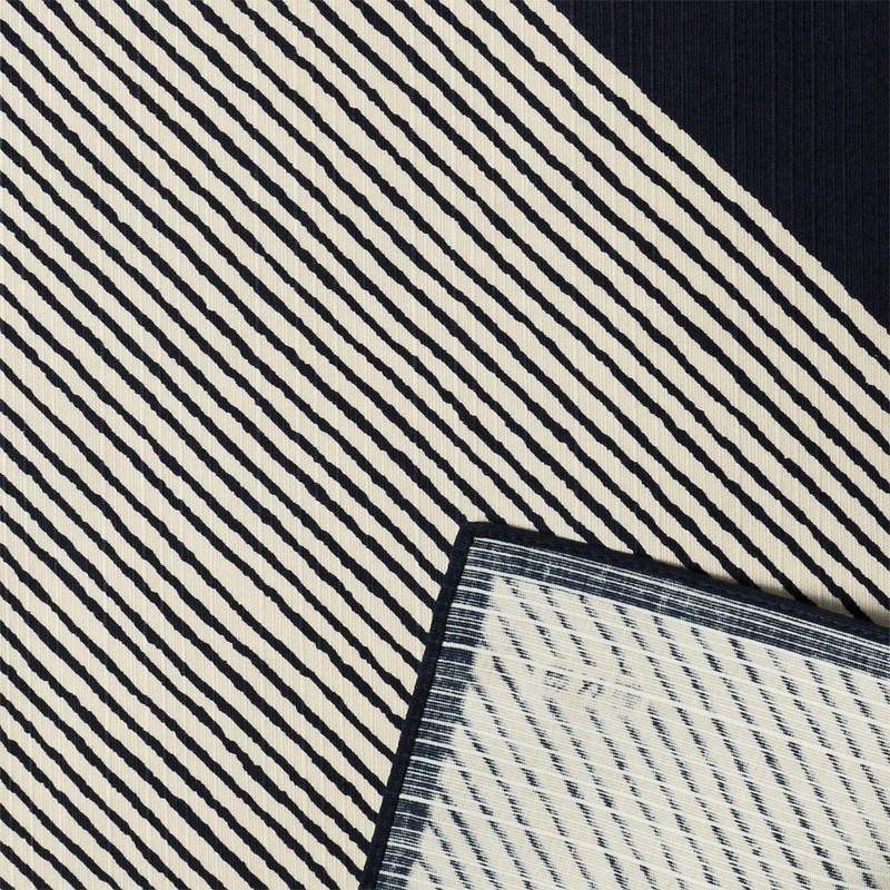 濱 Pattern Shinpei 小布 Dyed Minute, Stripe Navy Blue 50 cm