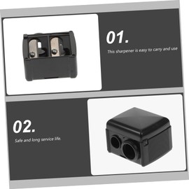 minkissy Cosmetic Pencil Sharpener Set Pcs Makeup Eyeliner Pencil Sharpener Lid for Eyebrows Lip Liner