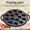 Cast Iron Pancake Pan, 10 inch Non-Stick Takoyaki Pan with
