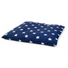 Linseed Cushion 19 x 19 cm Stars Blue - Small