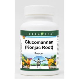 Terravita Glucomannan (Konjac Root) Powder (1 oz, ZIN: 511309)