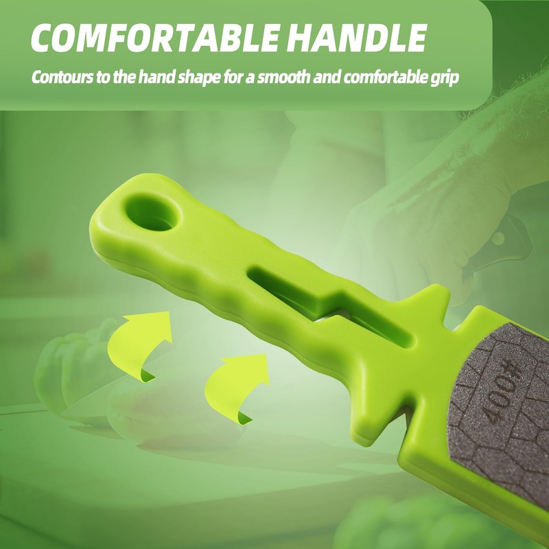 Diamond Sharpening Stone, 400/1000 Grit Double-Sided, 5-in-1 Honeycomb Surface Knife