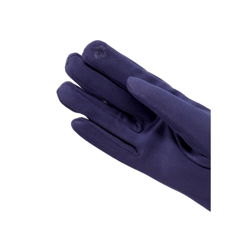 QUEEN HELENA Warm Elegant Winter Gloves for Women G22-4, blue