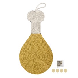 Sisal Cat Scratch Pad Chicken Leg Shaped Scratch Resistant Claw Grinding Cat Toys Protect Carpets and Sofas