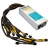 VTRETU 2000W Mining Power Supply 2U Miner PSU 110-264V for