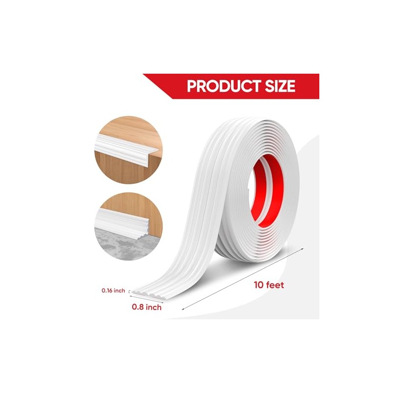 Wall Corner Protector Peel and Stick Wall Molding Trim Flexible