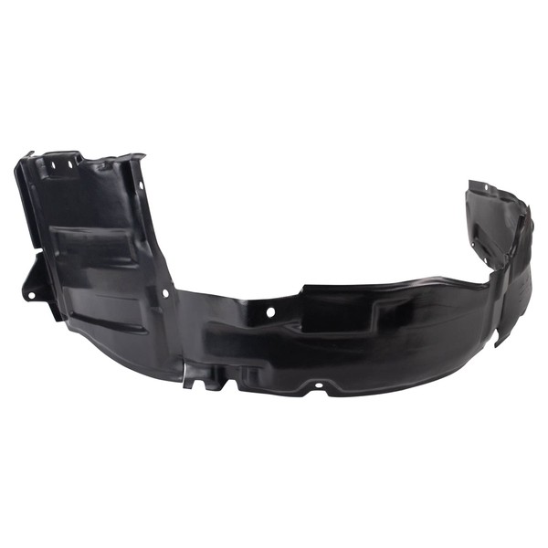 TRQ TRQ Front Left Inner Fender Liner Black Drivers Side