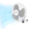 Comfort Zone 16" 3-Speed Oscillating Wall Mount Fan with Remote