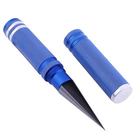 HobbyPark 0-14mm Hole Puncher Reamer w/Sleeve and Curved Scissors Set Universal Tool for RC Car Body Shell Lexan Plastic (with Blue Reamer)