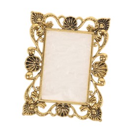 VICASKY Gold Edge Resin Nail Art Palette Marble Swirl Mixing Tray for Nail Gel Colors Artist Makeup Palette Mixer for Nail Art Display and Painting