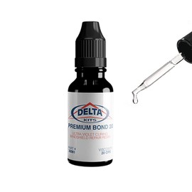 Delta Kits Windshield Repair Resin Premium Bond 20 - Automotive Glass Resin - for Windshield Repair Systems, Bridges, and Injectors (15 ml)