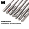 SDS Drill Bit Set, Firecore SDS Plus Concrete Drill Set