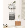Towel Racks for Bathroom - Wall Mounted Metal Rack with