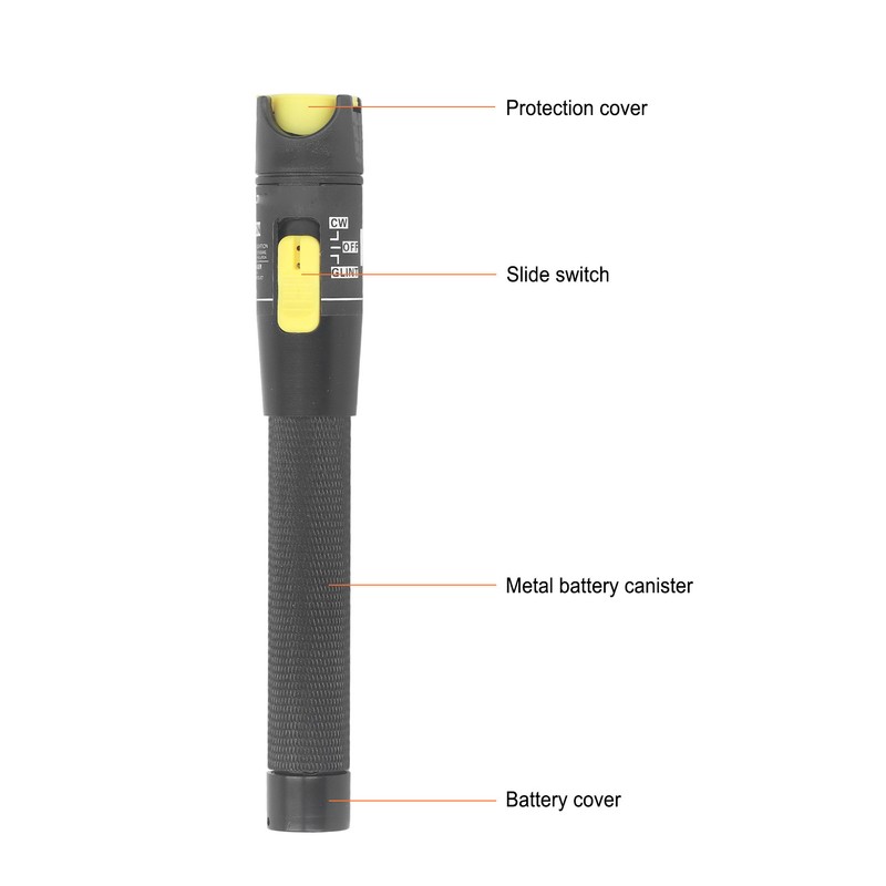50km Fiber Optic Cable Red Light Pen Tester with FC