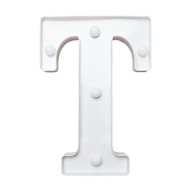 LED Marquee Letter, Light Up Letters, letters for wall decor, Perfect for Parties, Weddings, Store Decorations(T), Waterproof Yard Sign with Neon Effect