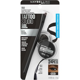 Maybelline Delineador Eye Studio Drama, color Negro Intenso