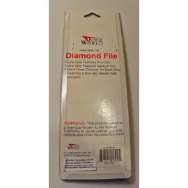 Edge World 6" Diamond File w/Sheath