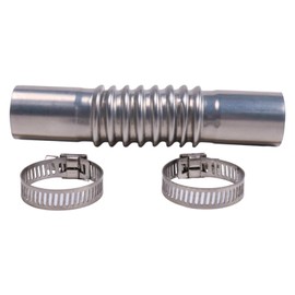 Chamixx 24mm Exhaust Pipe Tube Straight Connector with Clamp Compatible with Webasto Eberspacher Diesel Air Heater