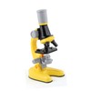 Kids Microscope Set 100x 400x 1200x Magnifications Angle Adjust LED