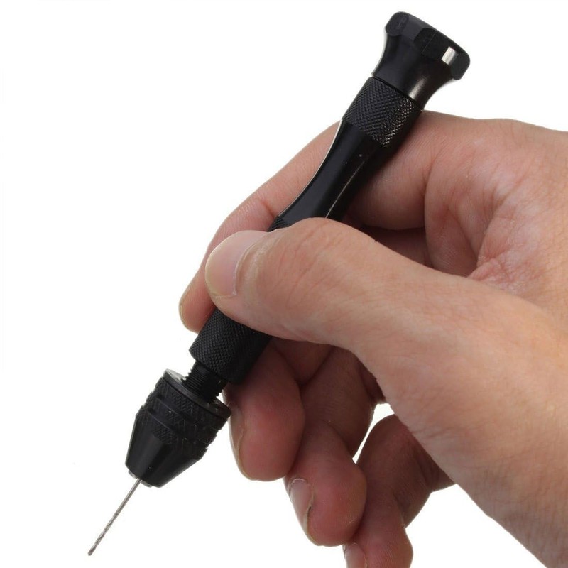 Takelablaze Pin Vise Small Hand Drill 49pcs Hand Drill Bits