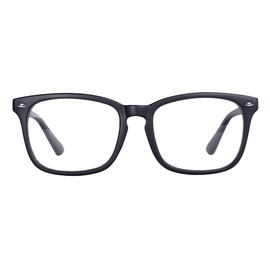 MAXJULI Blue Light Blocking Glasses,Computer Reading/Gaming/TV/Phones Glasses for Women Men (Black)