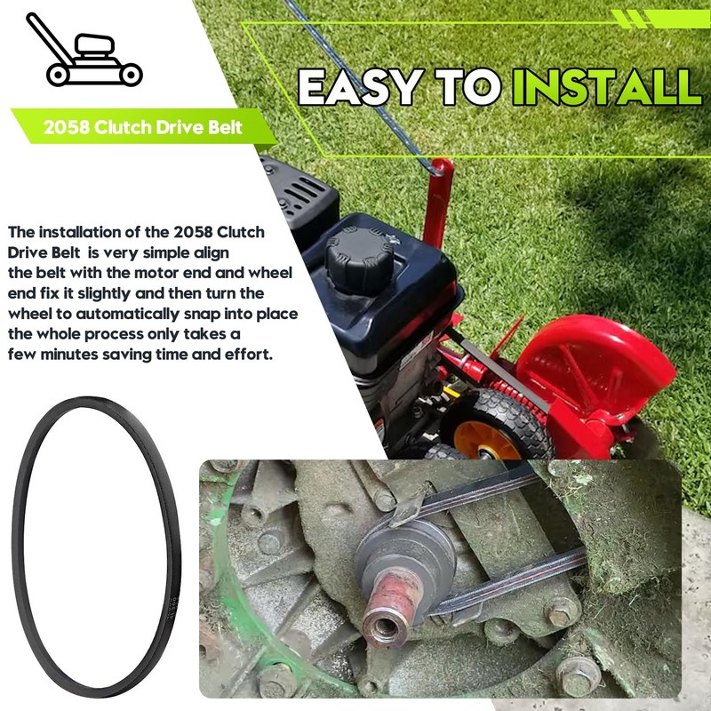 4L-300 Drive Belt Compatible with McLane Edge Trimming Machine, Replacement