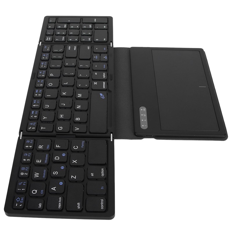 Foldable Bluetooth Keyboard Low Latency Bluetooth 5.1 Full Size Keyboard