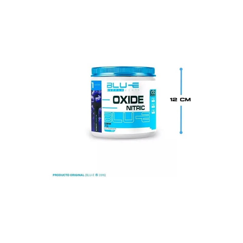 Óxido Nítrico Blu-e 500gr 100 Servicios Sabores Pre Entreno