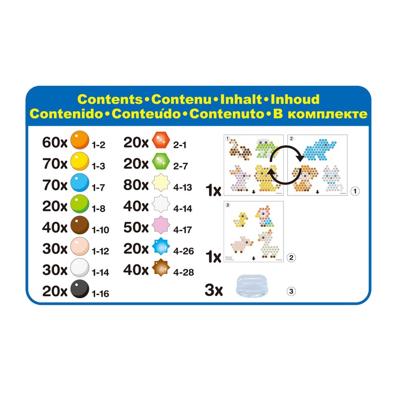 Aquabeads 31915 Animal Friends Theme Set - Theme Refill Set