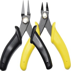 Metal Puzzle Model Tool Kit for DIY, 2Pcs Professional Mini Pilers for Jigsaw 3d Metal Model making