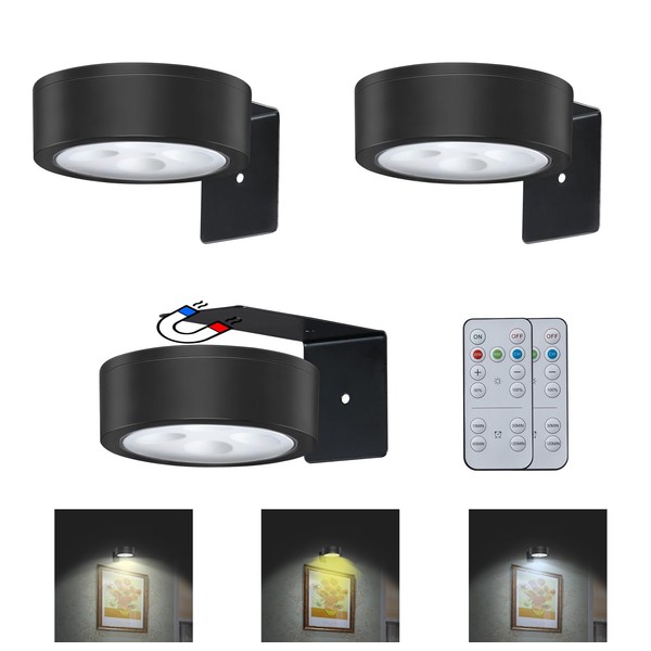 MIOBLUE 3Pcs Battery Paint Ping Art Display lights - Dimmable