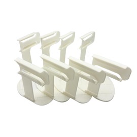 RKOTYTXILC Lock Sheet Holders Set - 4 Pack Bed Sheet Holders Secure Bed Sheets Firmly in Place, Fit All Mattress Sizes, Prevents Shifting and Wrinkles (White)