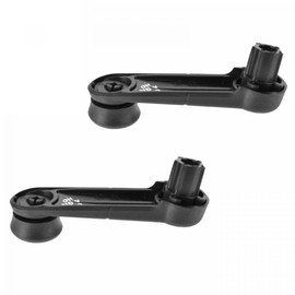 BURANIFUSION Window Crank Handle Manual Pair for Ford for Ranger 1993-2003 for Windstar 1995-2003 Truck (Black) WEF1699