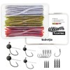 Wacky Worm Fishing Lure Kit, Bass Fishing Wacky Rig Kit,