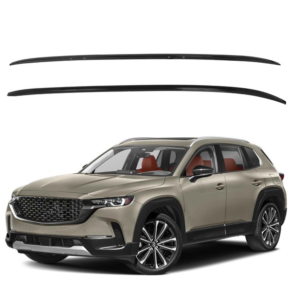 cciyu Roof Rack Side Rails Cargo Bars Fit For Mazda