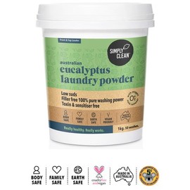 Simply Clean Australian Eucalyptus Laundry Powder 1Kg