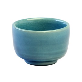 Pottery "Shigaraki Ware" Blue Glass Gui Cup W918-25