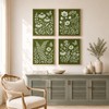 Wall Stencil Kit for Painting, 6 PCS Large Reusable Floral
