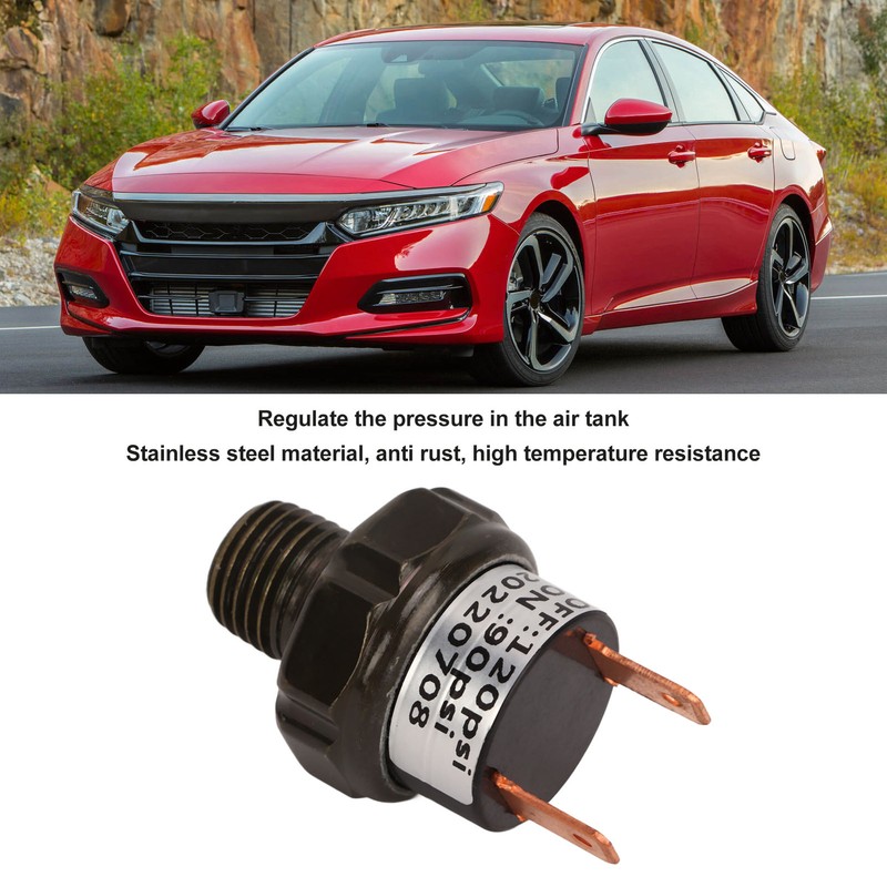 Air Compressor Pressure Control Switch Valve Stainless Steel Car Replacement