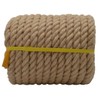 1OO% Natural Hemp Rope (100 ft 1 inch) Twisted Thick