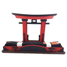 Tanno Design Budo Torii Black Belt - Wood - Red/Black without Belt
