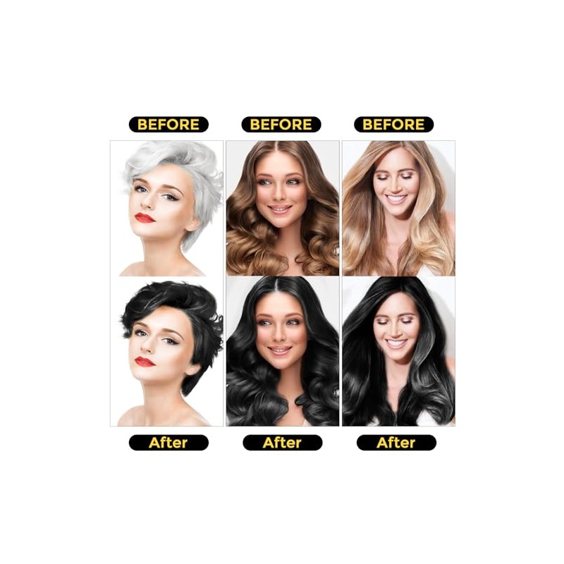Sminktec Tinte para Cabello Champú 3 En 1 para Cabello