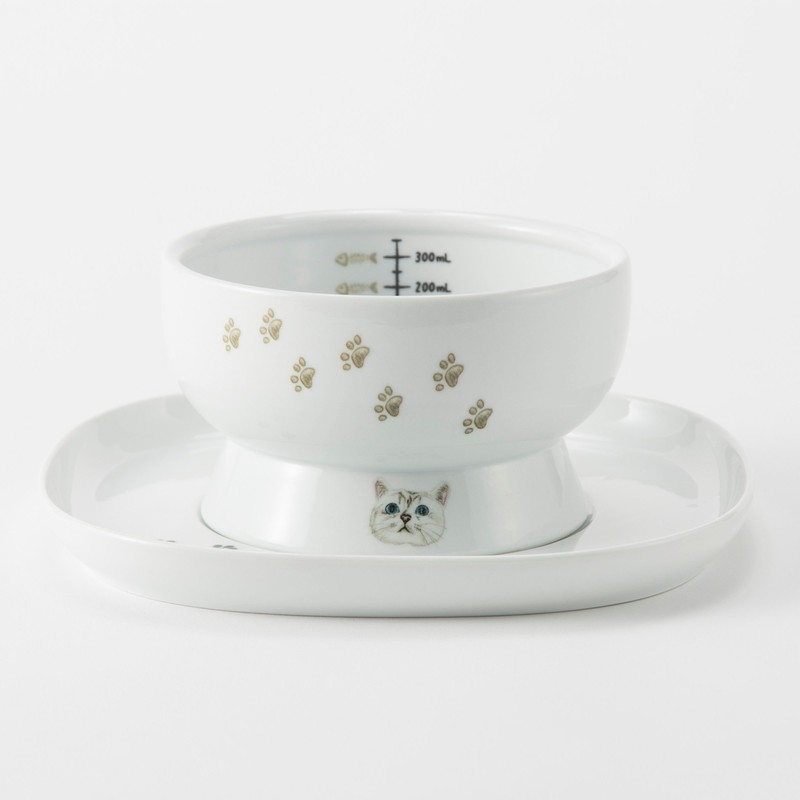 Necoichi Raised Cat Water Bowl (Nala Cat Limited Edition)